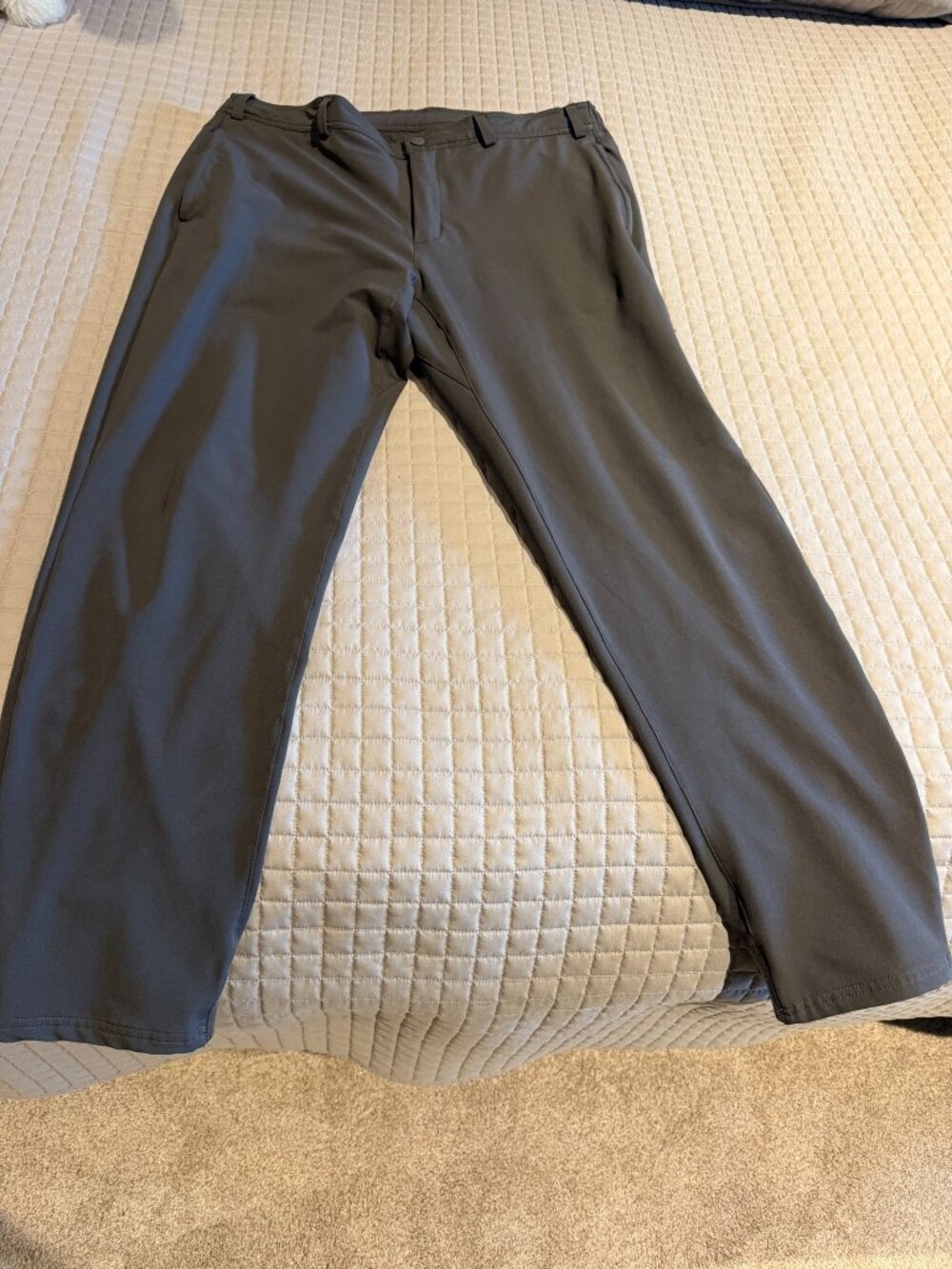 Mack Weldon Radius Stretch Jogger Pants Men's XL Charcoal Gray